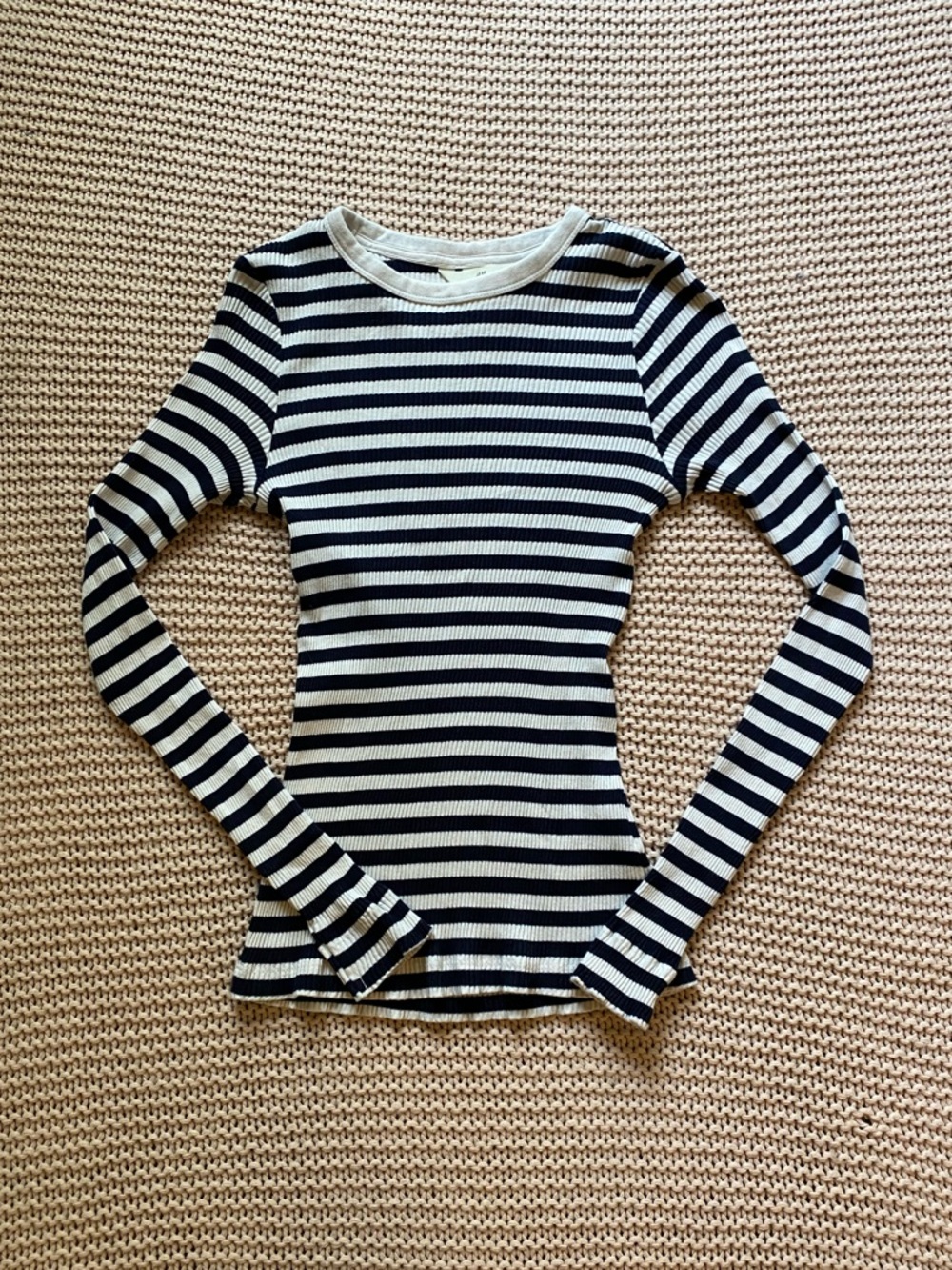 ✰ H&M ribbed striped long sleeve ✰